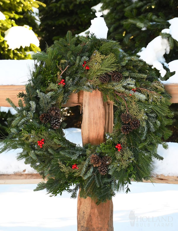 Premium Holiday Masterpiece Christmas Wreath 24"